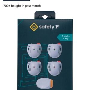 Safety 1st White Child Safety Locks with Key